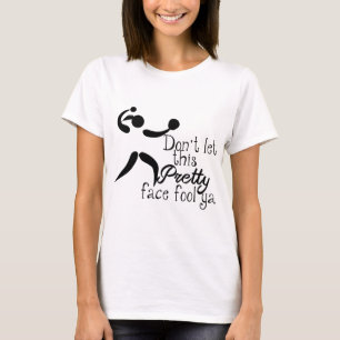 T-shirt Joli Visage Softball Dit