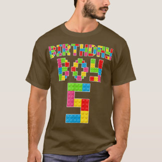 T-shirt Jolie 5e anniversaire Tee 5 ans Bâtiment B