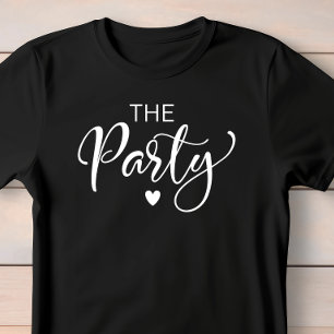 T-shirt Jolie Bachelorette Script Blanc