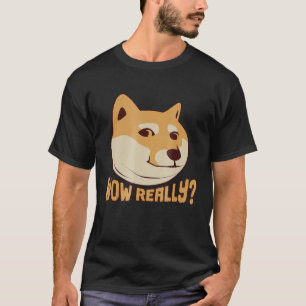 T-shirt Jolie Chemise Shiba Inu Gros Chien Drôle Visage Wo