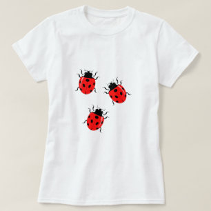 T-shirt jolie coccinelle de printemps