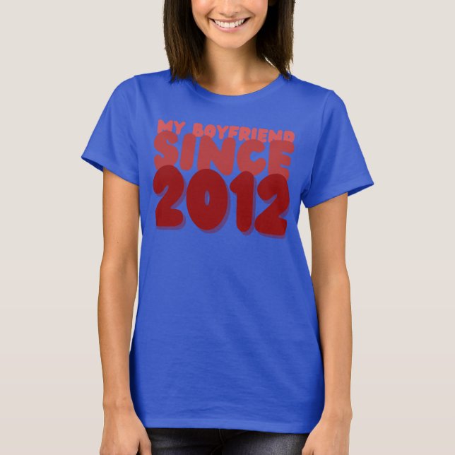 T-shirt Jolie copine partenaire, relation romantique (Devant)
