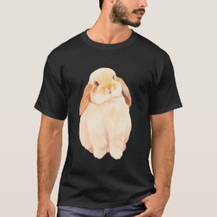 T-shirt Jolie Cottage Animaux Lapin Lapereau Chèvre Automn