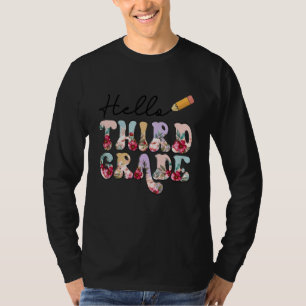 T-shirt Jolie équipage de troisième année Style de sirène 