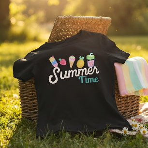 T-shirt Jolie Esthétique Pastel Été Fruit Tropical