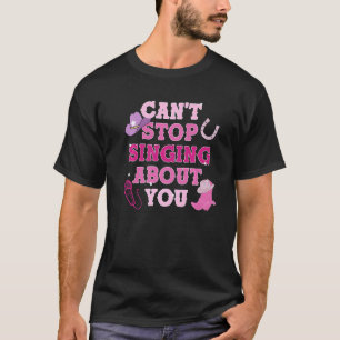 T-shirt Jolie esthétique rose cowgirl sudiste musique coun