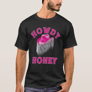 T-shirt Jolie esthétique rose cowgirl sudiste musique coun