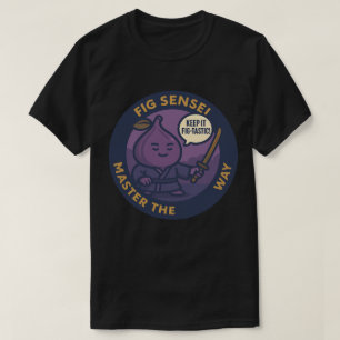 T-shirt Jolie Fig Wisdom Sensei japonais