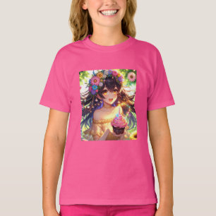 T-shirt Jolie fille Anime Anniversaire