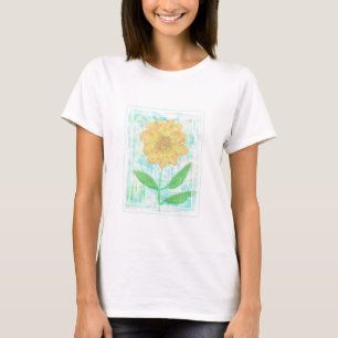 T-shirt Jolie fleur marguerite avec chemises encadrées