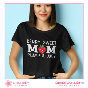 T-shirt Jolie fraise baie sucrée maman personnalisable