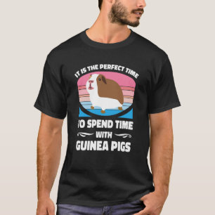 T-shirt Jolie Guinée Cochon mignonne animal de compagnie F
