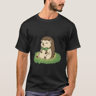 T-shirt Jolie hérisson de la Saint-Patrick Trèfle chanceux