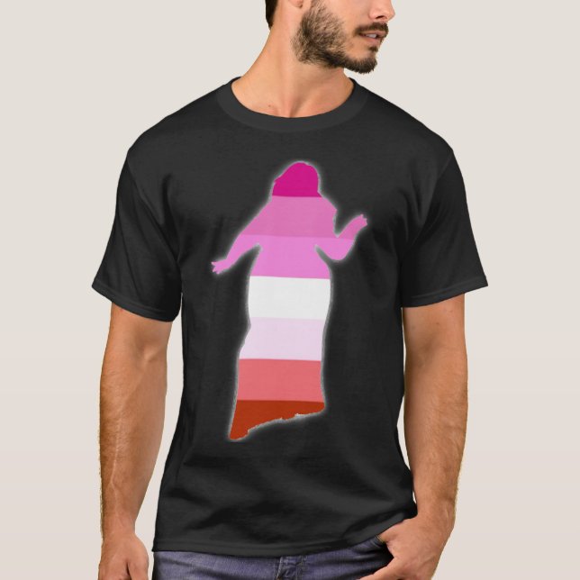 T-shirt Jolie Lesbian Curvy (Devant)