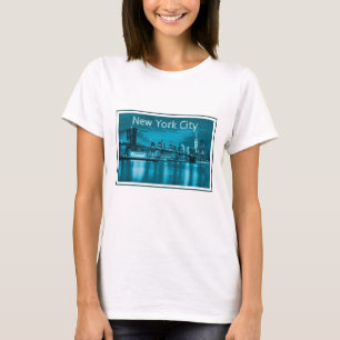 T-shirt Jolie ligne Skyline New York