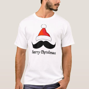 T-shirt Jolie moustache de Noël