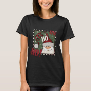 T-shirt Jolie Père Noël Ho Ho Joyeux Noël