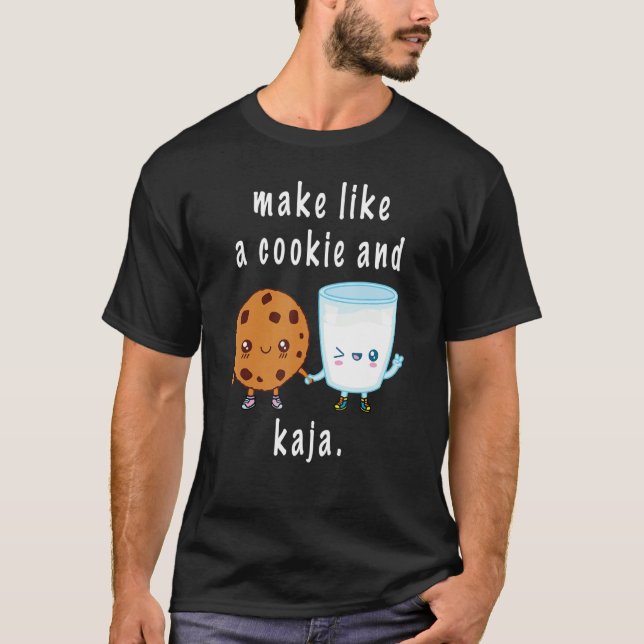 T-shirt Jolie Plaisanterie Coréenne Faire Comme Un Cookie  (Devant)