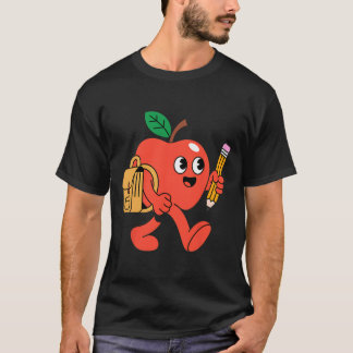 T-shirt Jolie pomme qui retourne à l'école