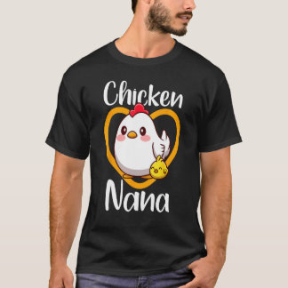 T-shirt Jolie poule Nana poussin famille agriculteur volai