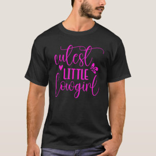 T-shirt Jolie princesse cowgirl Filles de petite cowgirl m