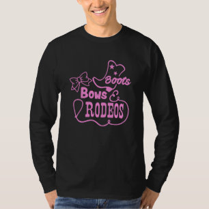 T-shirt Jolie Rodéo Princesse Cowgirl Western