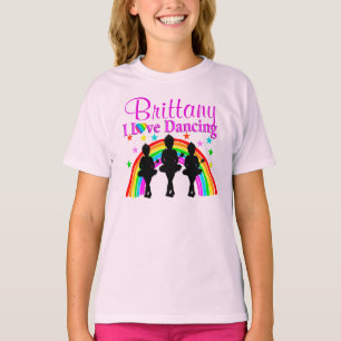 T-SHIRT JOLIE ROSE J'AIME DANSER DES VÊTEMENTS PERSONNALIS