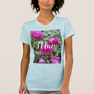 T-shirt Jolie rose Vintage Rose Fleur d'anniversaire maman