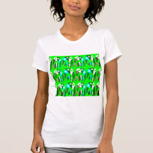 T-shirt Jolies vacances d'été tendance verte