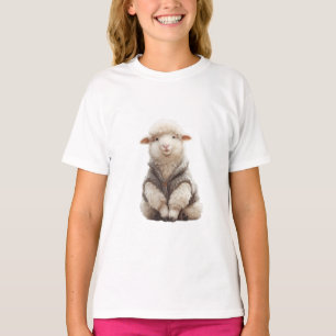 T-shirt Jolis petits agneaux laineux enfants
