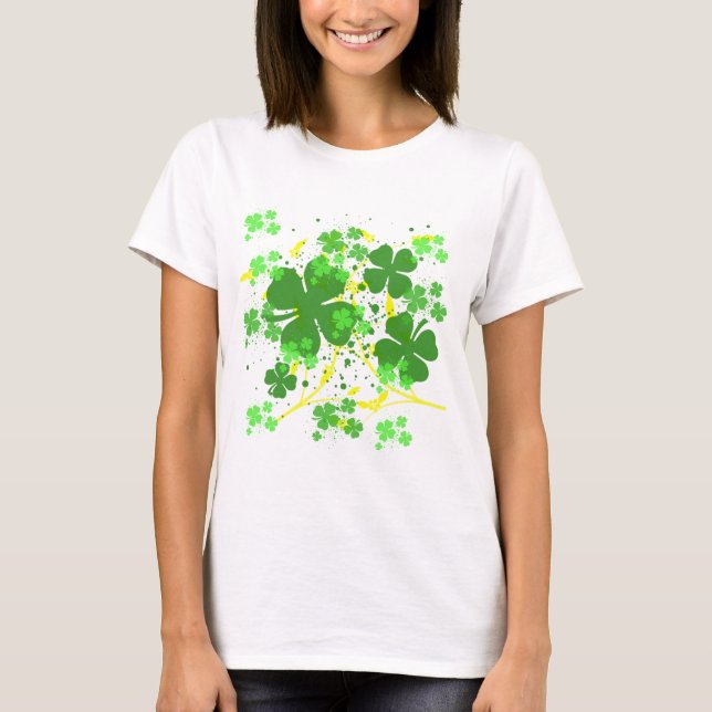 T-shirt Jolis shamrocks (Devant)