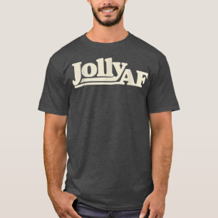 T-shirt Jolly AF mignon et rétro tee de Noël