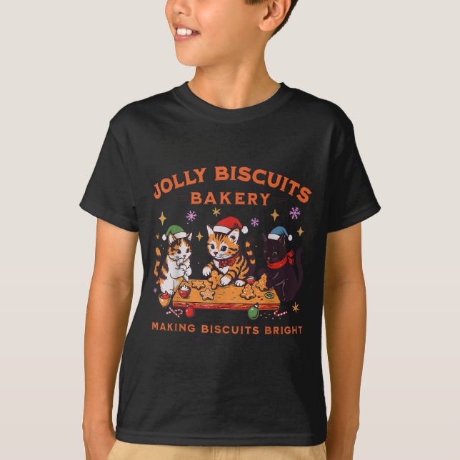 T-shirt Jolly Christmas Biscuits Bakery Baking Crew Xmas C (Devant)