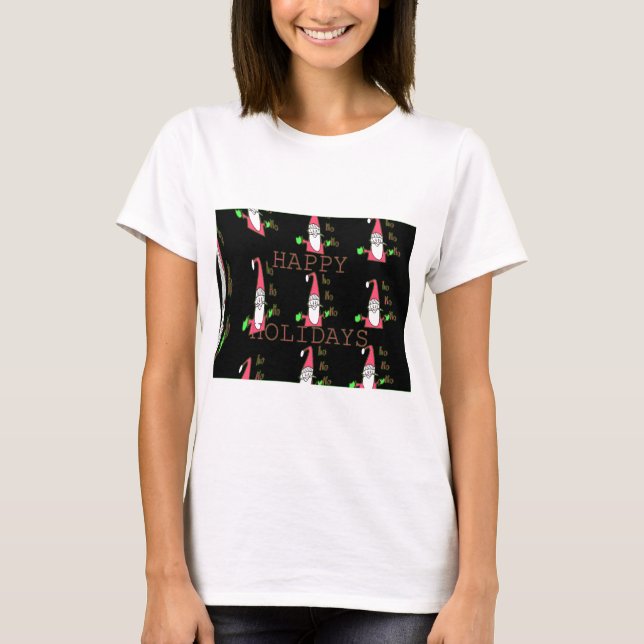T-shirt Jolly Mouse Père Noël : Une Illustration Fun Holid (Devant)