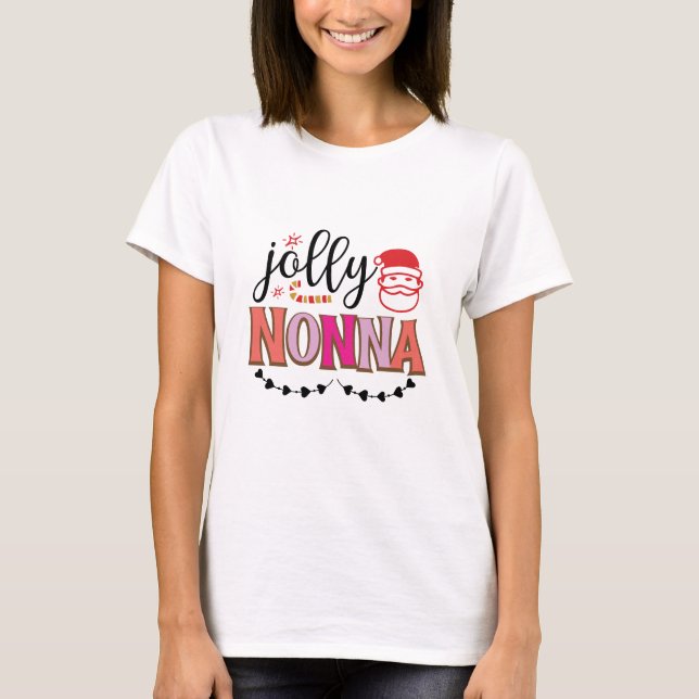T-shirt Jolly Nonna - Noël (Devant)