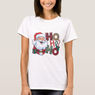 T-shirt Jolly Père Noël Ho Ho Ho Ho