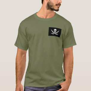 T-shirt Jolly roger de Calico Jack Rackham (NOIR)