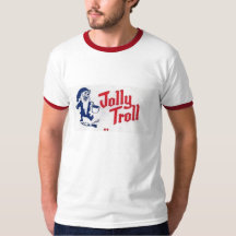 T-shirt Jolly Troll Vintage Ringer