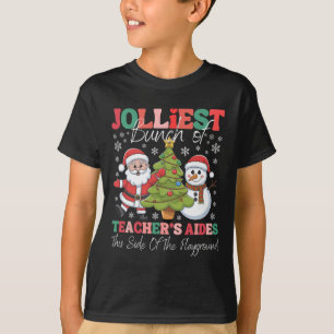 T-shirt Jolmost Teacher's Aides Christmas Playground Funn