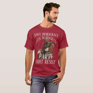 T-SHIRT JON OSSOFF DHS CBP ICE TSA PARTI DÉMOCRATE 2028