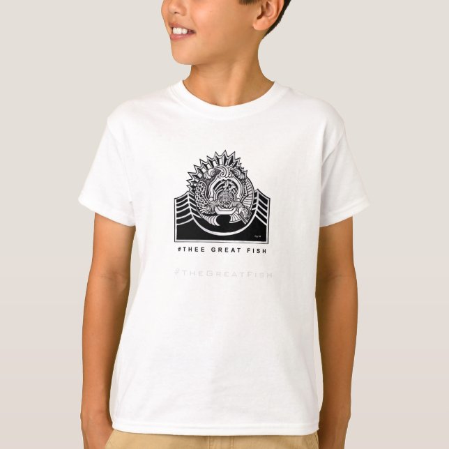 T-shirt Jonah et la baleine ou le grand poisson (Devant)