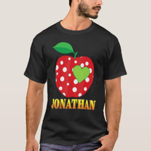 T-shirt Jonathan aime l'école Rentrée scolaire Garçon Enfa