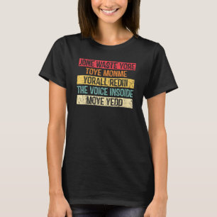 T-shirt Jone Déchets Yore Toye Monme Yorall Rediii Retro 2