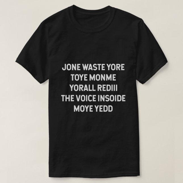T-shirt Jone Gère ton temps (Design devant)