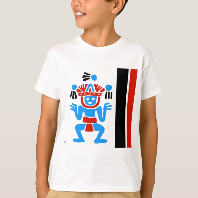 T-shirt Jongleur de Toltec par Jesse Raudales (Devant)
