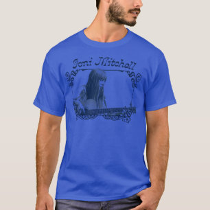 T-shirt Joni Mitchell Retro 1970 Style Fan Art Design