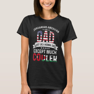 T-shirt Jordanian American Papa Fathers Day Papa Jordan Fl