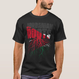 T-shirt Jordanian Roots Jordan Heritage Flag