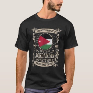 T-shirt Jordanie Drapeau Fiers Jordaniens Hommes et Femmes