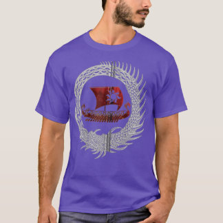 T-shirt Jormungandr Vikings Dragon Ship Viking Myths Cadea
